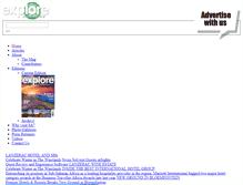 Tablet Screenshot of exploreonline.co.za